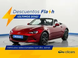 Rojo Nuevo 2025 Mazda MX5 Exclusive-Line Descapotable | 31.590 € (Super precio)