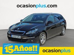 Negro Usado 2016 Peugeot 308 Style Familiar | 8390 € (Precio justo)