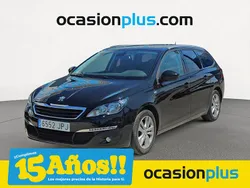 Negro Usado 2016 Peugeot 308 Style Familiar | 8390 € (Precio justo)
