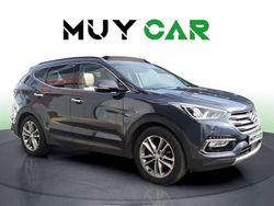 Azul Usado 2017 Hyundai Santa Fe Style SUV | 15.990 € (Super precio)