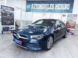 Azul Usado 2021 Mercedes CLA200 Berlina | 33.900 € (Caro)