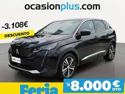 Negro Usado 2023 Peugeot 3008 Allure Monovolumen | 21.082 € (Precio justo)