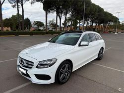 Blanco Usado 2016 Mercedes C250 AMG line Familiar | 21.500 € (Precio justo)