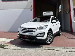 Blanco Usado 2013 Hyundai Santa Fe SUV | 13.990 € (Un poco caro)