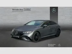 Gris / plateado Usado 2024 Mercedes EQE350 AMG line Berlina | 52.490 € (Super precio)