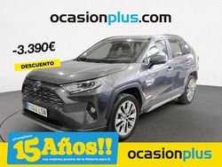 Gris Usado 2021 Toyota RAV4 Hybrid Luxury SUV | 33.990 € (Caro)
