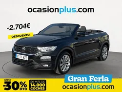 Negro Usado 2021 VW T-Roc Cabriolet R-line Descapotable | 29.750 € (Precio justo)