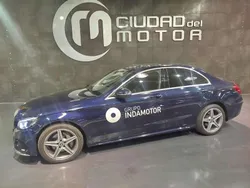 Azul Usado 2017 Mercedes C220 Berlina | 23.900 € (Precio justo)