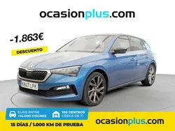 Azul Usado 2021 Skoda Scala Sport Utilitario | 19.990 € (Precio justo)