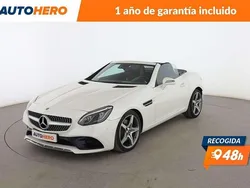 Blanco Usado 2017 Mercedes SLC200 AMG line Descapotable | 28.799 € (Precio justo)