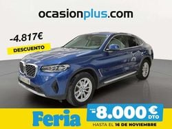 Azul Usado 2022 BMW X4 xLine SUV | 41.990 € (Precio justo)