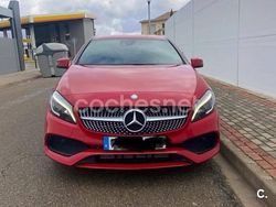 Rojo Usado 2017 Mercedes A200 AMG line Berlina | 18.500 € (Precio justo)