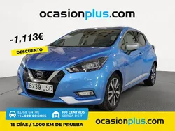 Azul Usado 2021 Nissan Micra Utilitario | 12.250 € (Precio justo)