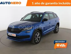 Azul Usado 2021 Skoda Kodiaq SportLine SUV | 29.999 € (Precio justo)