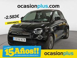 Negro Usado 2023 Fiat 500e Icon Utilitario | 14.250 € (Precio justo)
