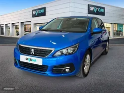 Azul Usado 2021 Peugeot 308 Active Berlina | 14.990 € (Un poco caro)