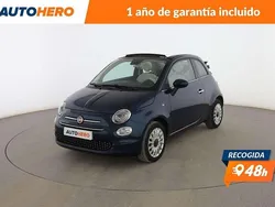 Azul Usado 2019 Fiat 500 Lounge Descapotable | 12.199 € (Precio justo)