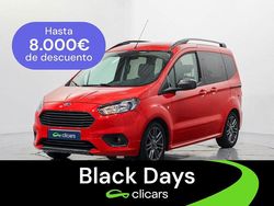 Rojo Usado 2021 Ford Tourneo Courier Sport Monovolumen | 16.990 € (Un poco caro)