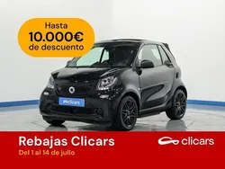 Negro Usado 2019 Smart ForTwo Electric Drive Passion Descapotable | 11.490 €