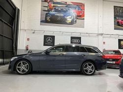 Gris / plata Usado 2016 Mercedes C220 AMG line Familiar | 22.500 € (Precio justo)