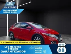 Rojo Usado 2016 Honda Civic Elegance Berlina | 12.990 € (Buen precio)