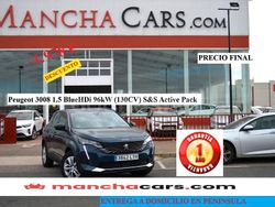 Azul Usado 2022 Peugeot 3008 Active SUV | 19.490 € (Precio justo)