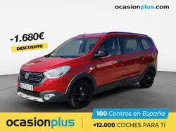 Rojo Usado 2020 Dacia Lodgy Monovolumen | 17.500 € (Un poco caro)