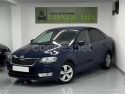 Azul Usado 2016 Skoda Rapid Ambition Berlina | 9990 € (Precio justo)