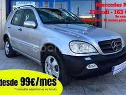 Gris / plata Usado 2003 Mercedes ML270 SUV | 5800 € (Precio justo)