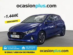 Azul Usado 2021 Hyundai i20 Berlina | 13.250 € (Precio justo)