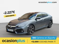 Gris Usado 2017 Honda Civic Prestige Berlina | 23.200 € (Caro)