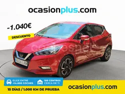 Rojo Usado 2021 Nissan Micra Acenta Utilitario | 11.450 € (Precio justo)