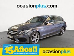 Gris / plata Usado 2016 Mercedes C220 AMG line Familiar | 19.750 € (Precio justo)