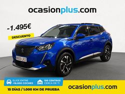 Azul Usado 2021 Peugeot 2008 Allure SUV | 14.250 € (Precio justo)
