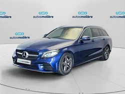 Azul Usado 2018 Mercedes C220 Familiar | 23.704 € (Un poco caro)