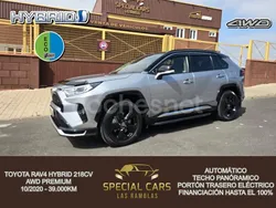 Gris / plata Usado 2020 Toyota RAV4 Hybrid Luxury SUV | 34.900 € (Precio justo)