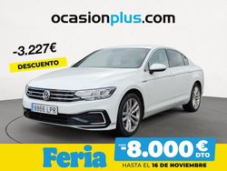 Blanco Usado 2021 VW Passat GTE Berlina | 24.890 € (Precio justo)