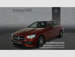Rojo Usado 2021 Mercedes C200 Berlina | 38.990 € (Precio justo)
