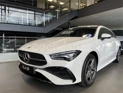Blanco Nuevo 2025 Mercedes CLA250e Shooting Brake AMG line Familiar | 48.900 € (Precio justo)