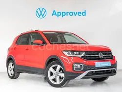 Rojo Usado 2021 VW T-Cross Sportline SUV | 20.900 € (Precio justo)