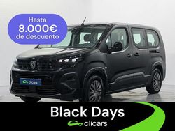 Negro Usado 2025 Peugeot e-Rifter Allure Monovolumen | 28.290 € (Un poco caro)