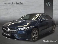 Denim blue metallic paint Usado 2020 Mercedes CLA250 AMG line Berlina | 31.900 €