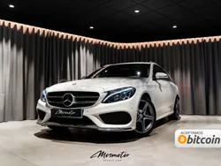 Blanco Usado 2015 Mercedes C220 AMG line Familiar | 24.800 € (Un poco caro)