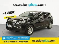Negro Usado 2020 Peugeot 5008 Active Monovolumen | 20.800 € (Precio justo)