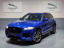 Caesium blue Usado 2019 Jaguar F-Pace R-Sport SUV | 33.900 €