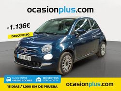 Azul Usado 2022 Fiat 500 Dolcevita Descapotable | 12.500 € (Precio justo)