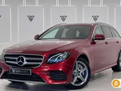 Rojo Usado 2020 Mercedes E300 Familiar | 31.900 € (Precio justo)