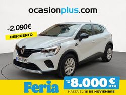 Blanco Usado 2022 Renault Captur Intens SUV | 17.490 € (Precio justo)