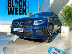 Azul Usado 2018 Mercedes GLC250 AMG line SUV | 27.900 € (Precio justo)
