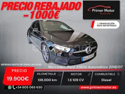 Negro Usado 2018 Mercedes A180 Berlina | 19.900 € (Precio justo)